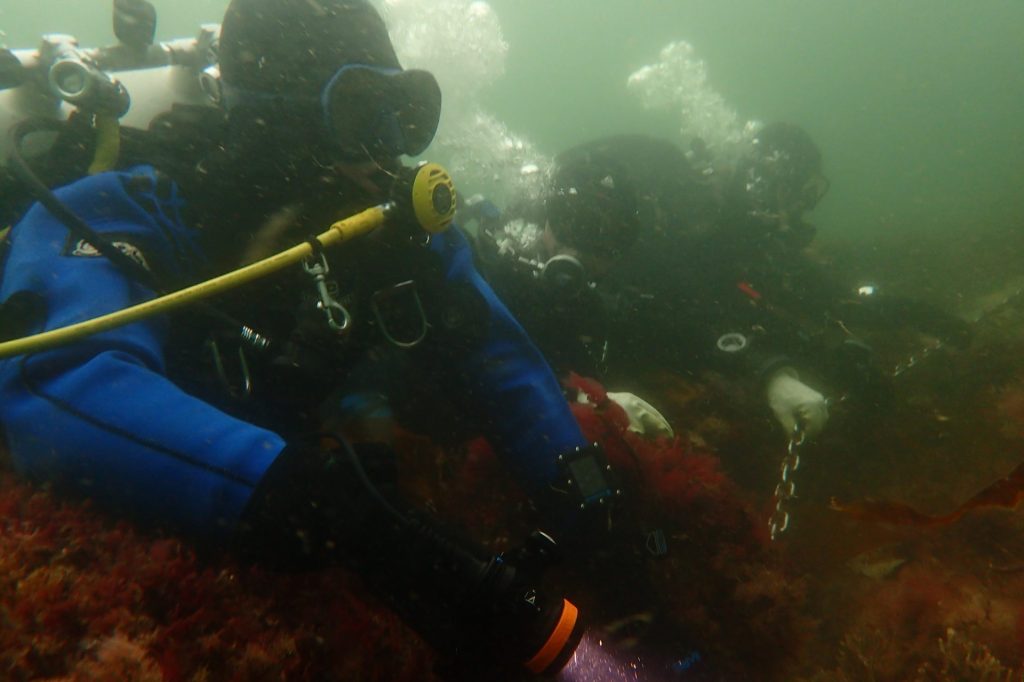 Strømdyk ved Ammoniakhavnen i Lillebælt